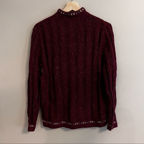 Woolrich Vintage Quarter Zip Sweatshirt Sweater Size M - Picture 3 of 6